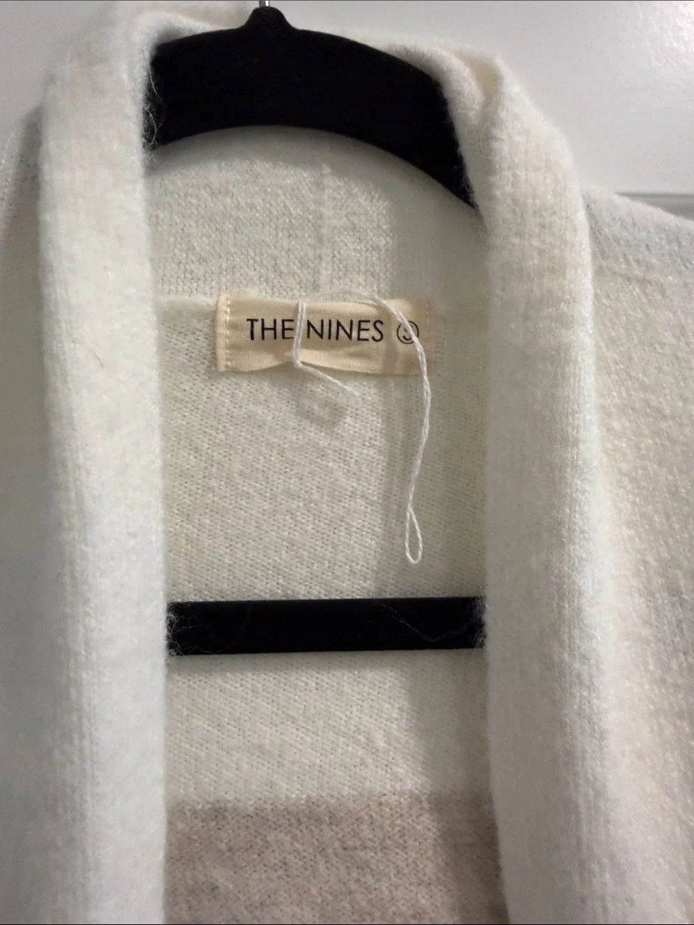 The Nines Cozy Striped Open Cardigan Sweater - Neutral Multi sz s
